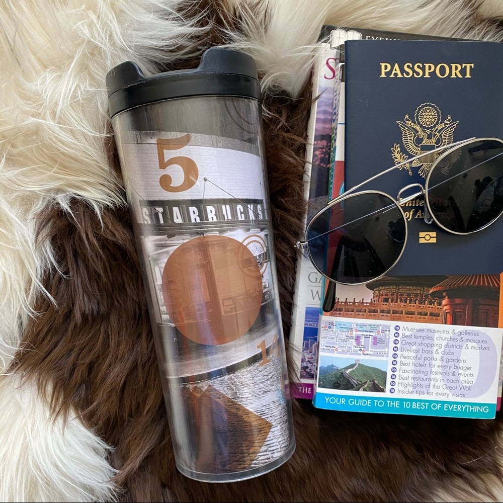 STARBUCKS 2014 “Pike Place” 16 oz Rare Travel Tumbler Mug